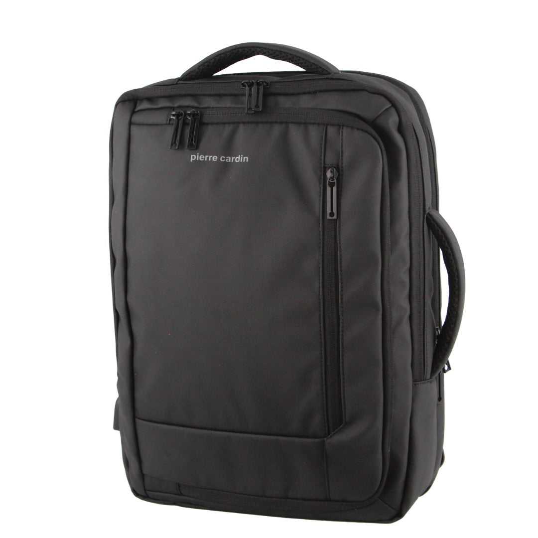 Pierre Cardin Travel Business Backpack/Briefcase with Built-in USB Port
