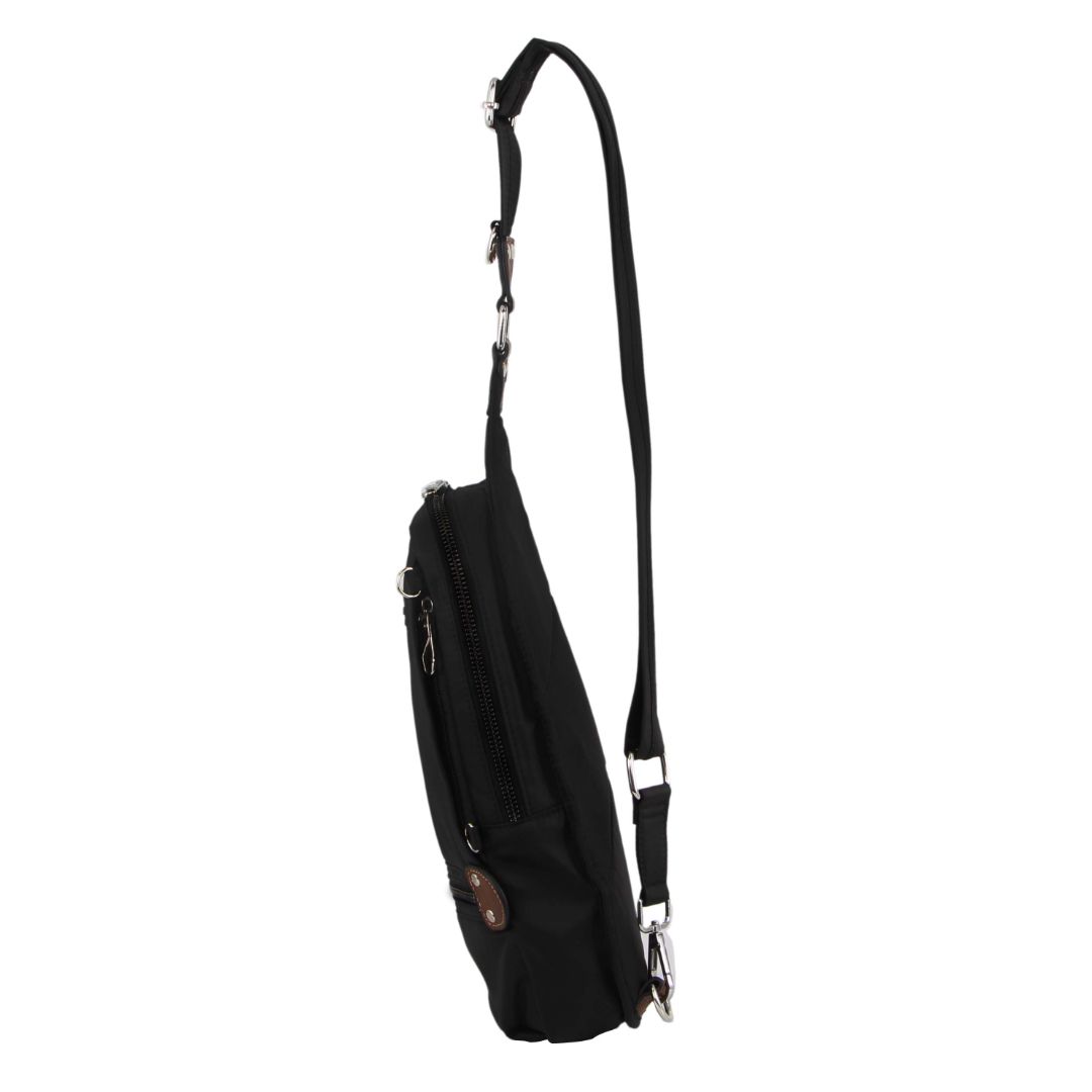Pierre Cardin Nylon Anti-Theft Cross Body Bag