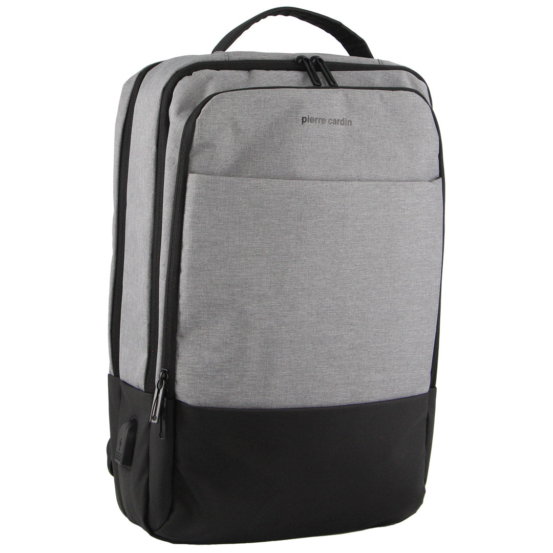 Pierre Cardin Travel & Business Backpack with Built-in USB Port
