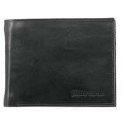 Pierre Cardin Rustic Leather Tri-Fold Men's Wallet in Midnight