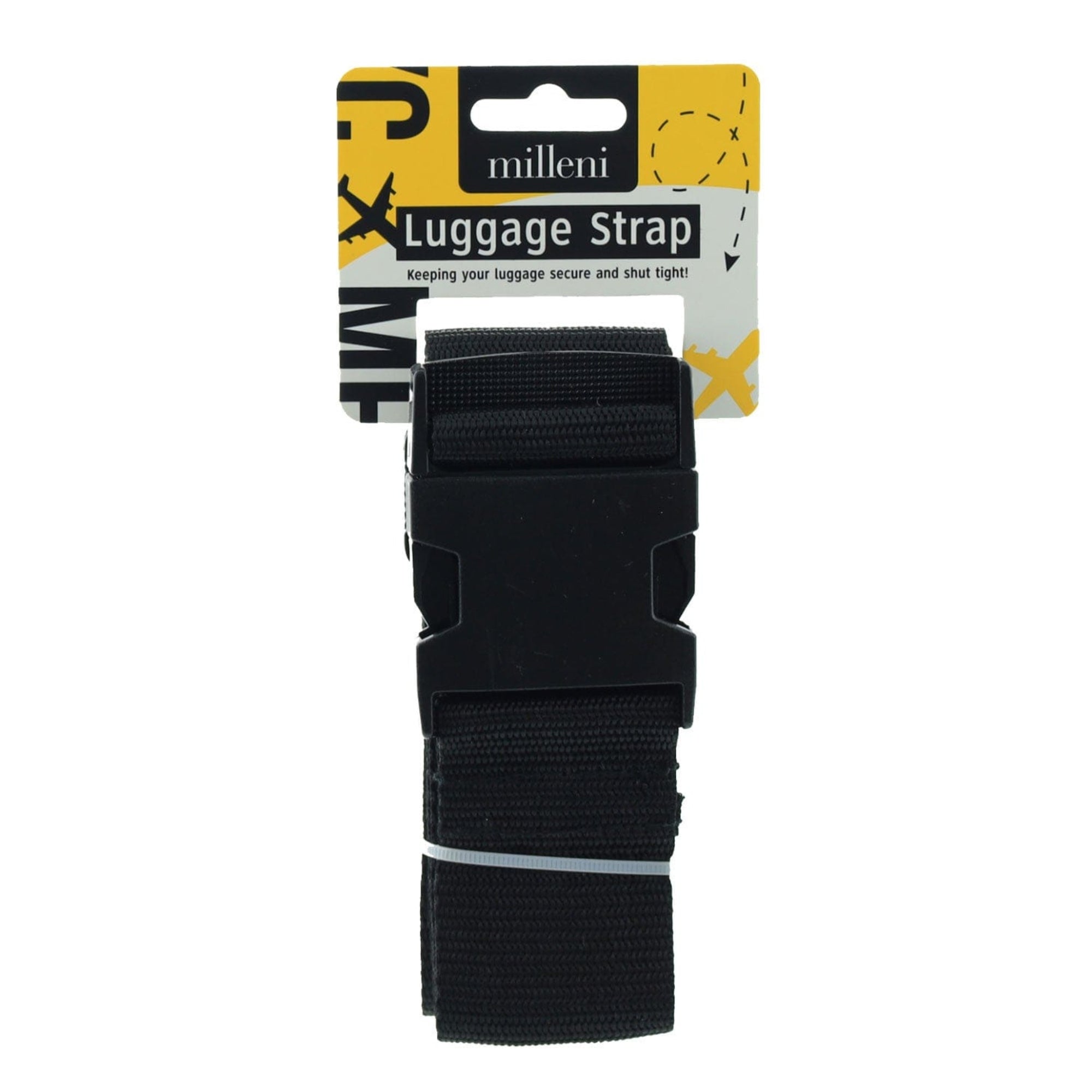 Black Luggage Strap
