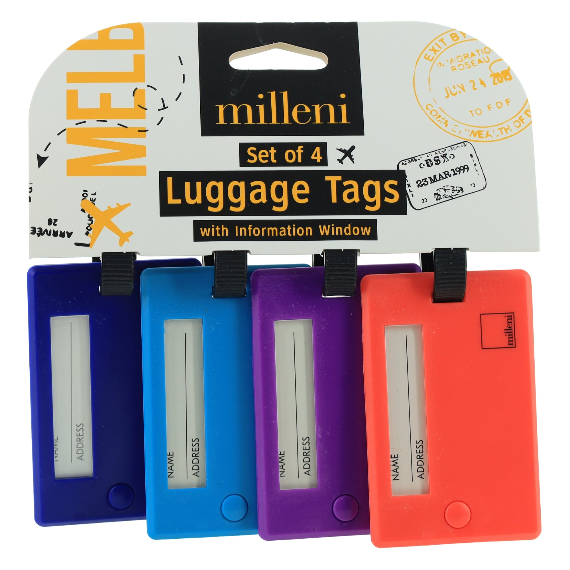Luggage Tags (4 PK)