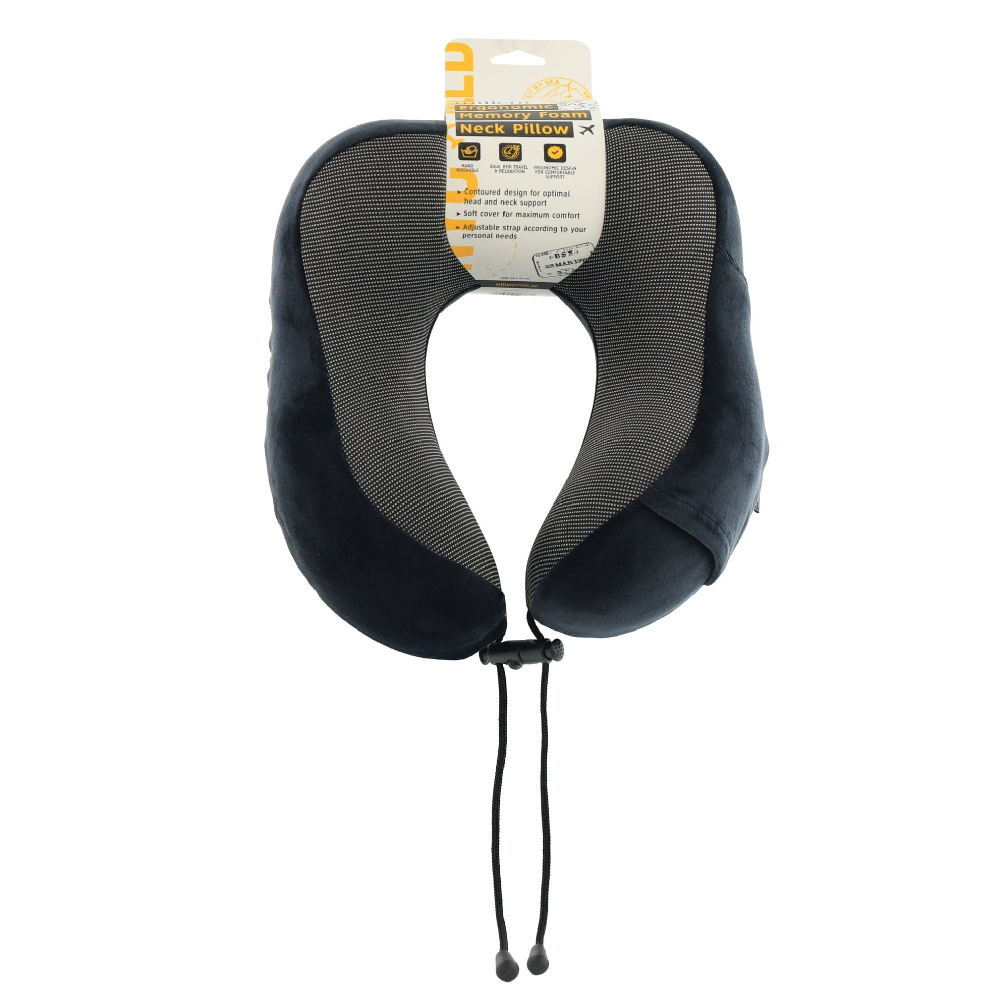 Ergonomic Memory Foam Neck Pillow