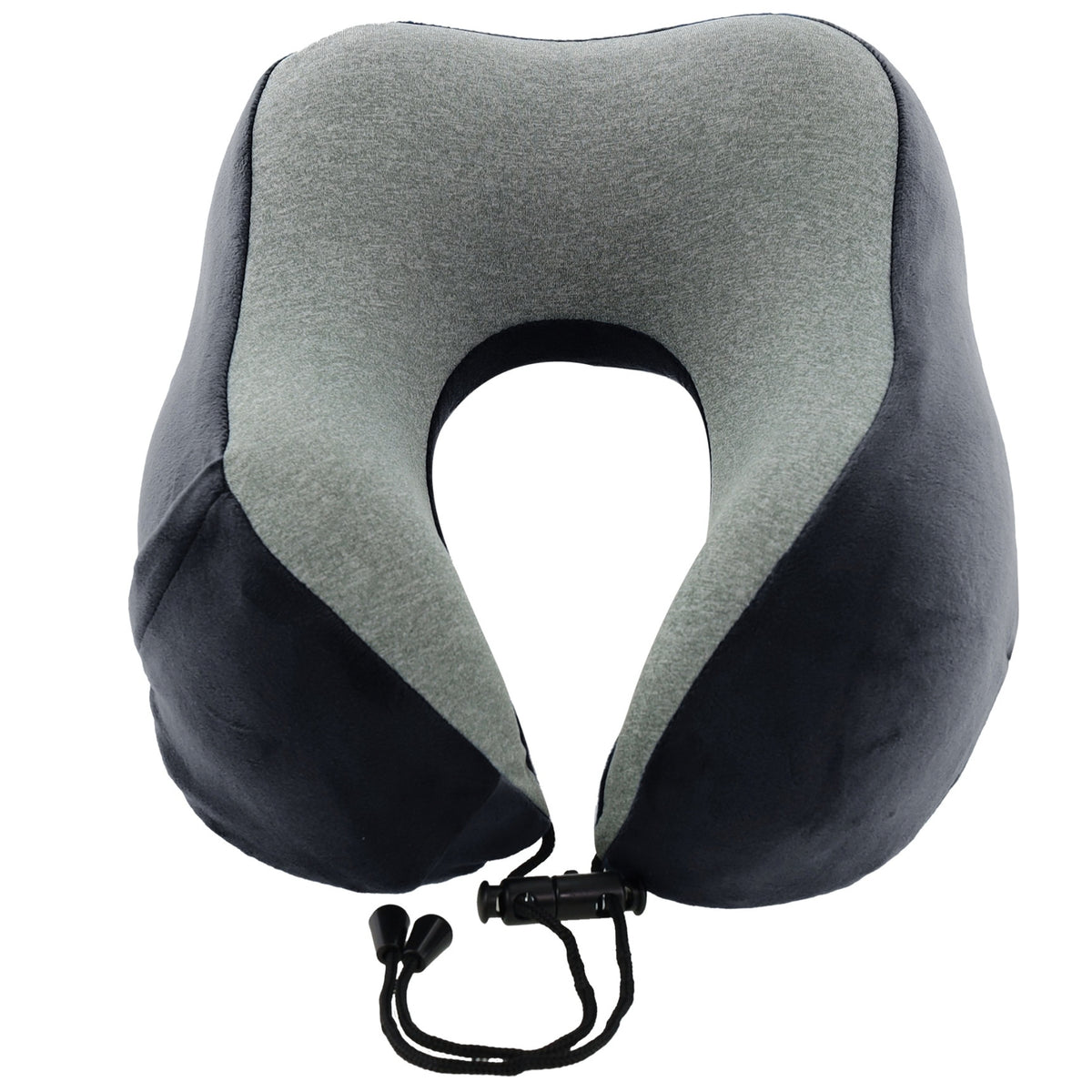 Milleni Travel Memory Foam Neck Pillow in Black