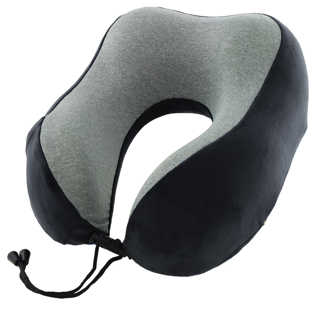 Milleni Travel Memory Foam Neck Pillow in Black