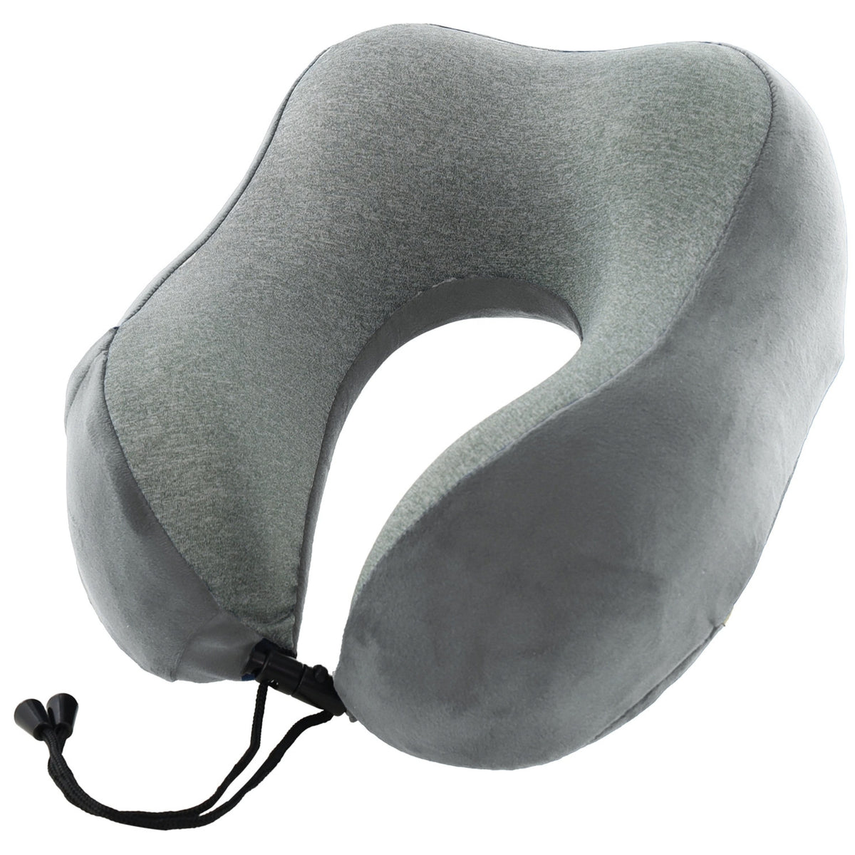 Milleni Travel Memory Foam Neck Pillow in Grey