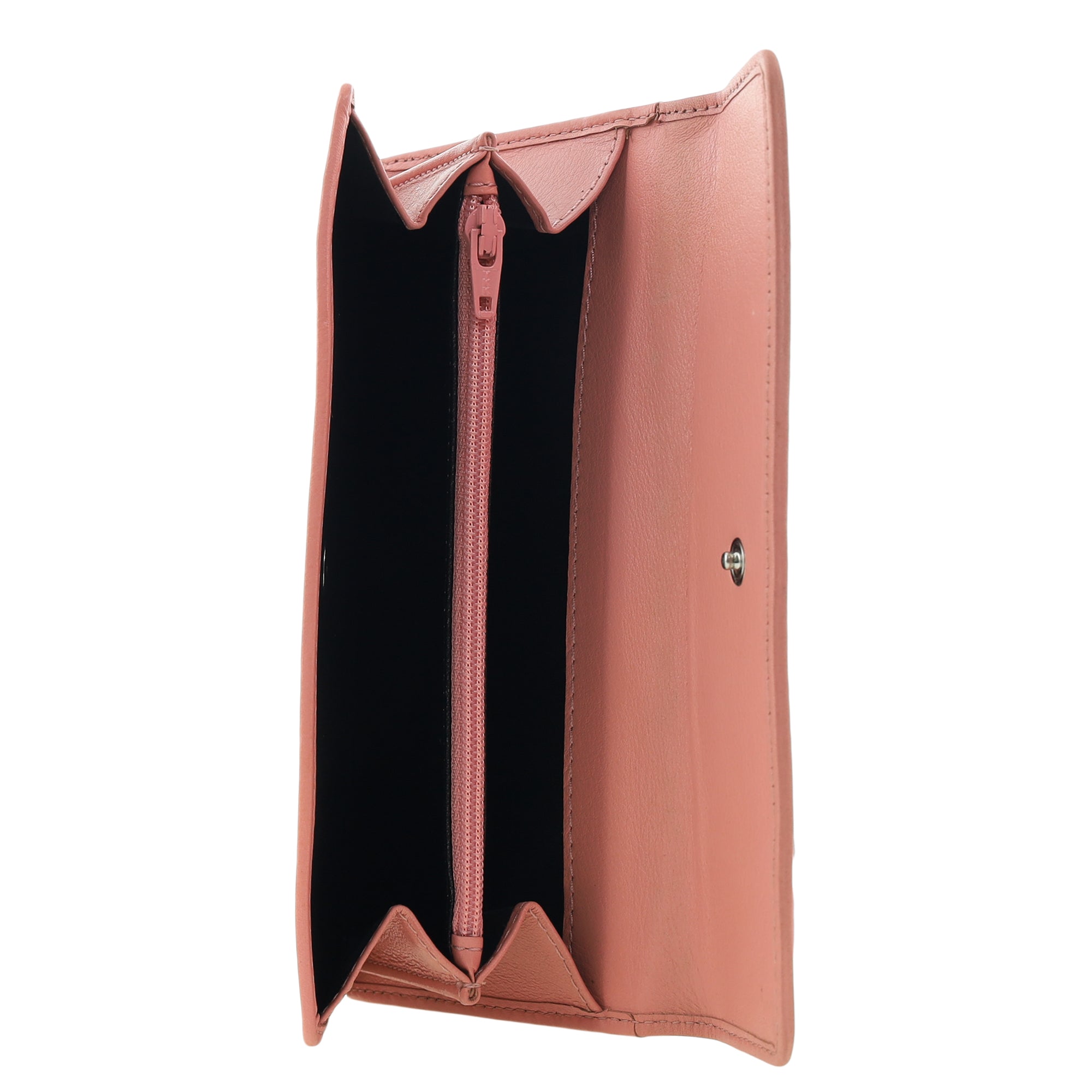 Pierre Cardin Genuine Leather Ladies Bi-Fold Wallet in Pink