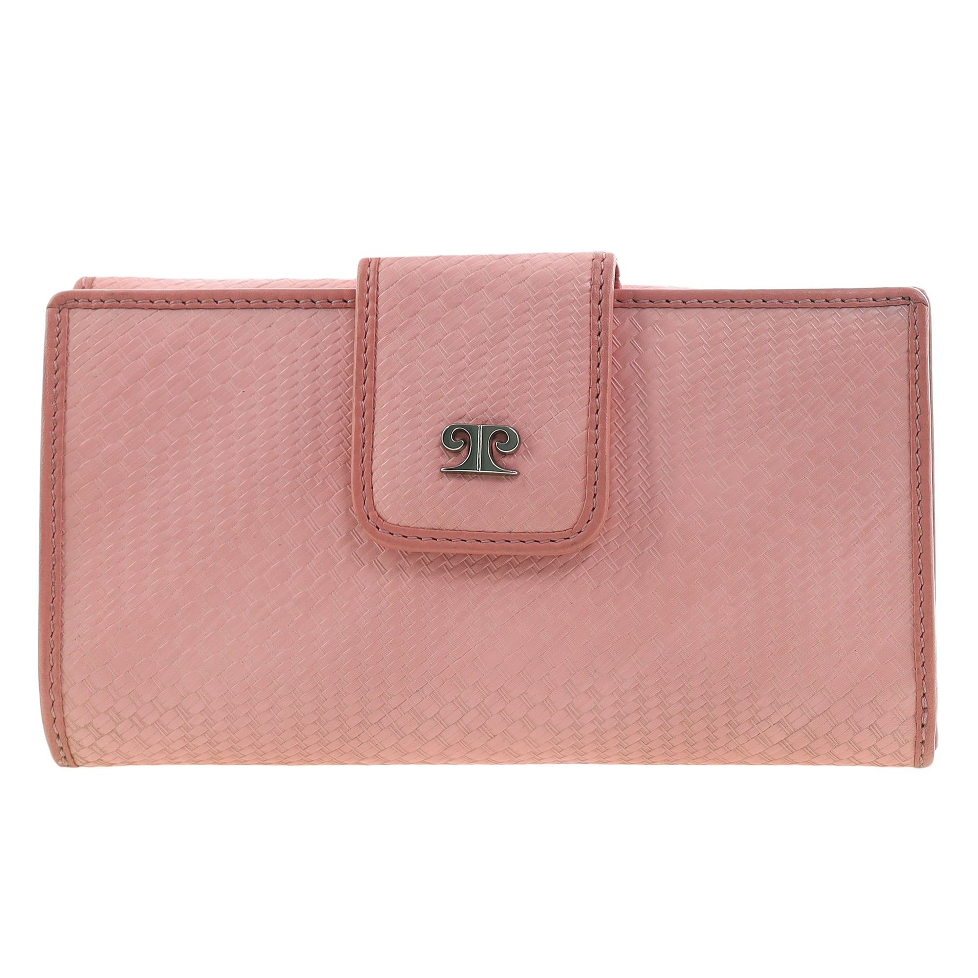 Pierre Cardin Genuine Leather Ladies Bi-Fold Wallet in Pink