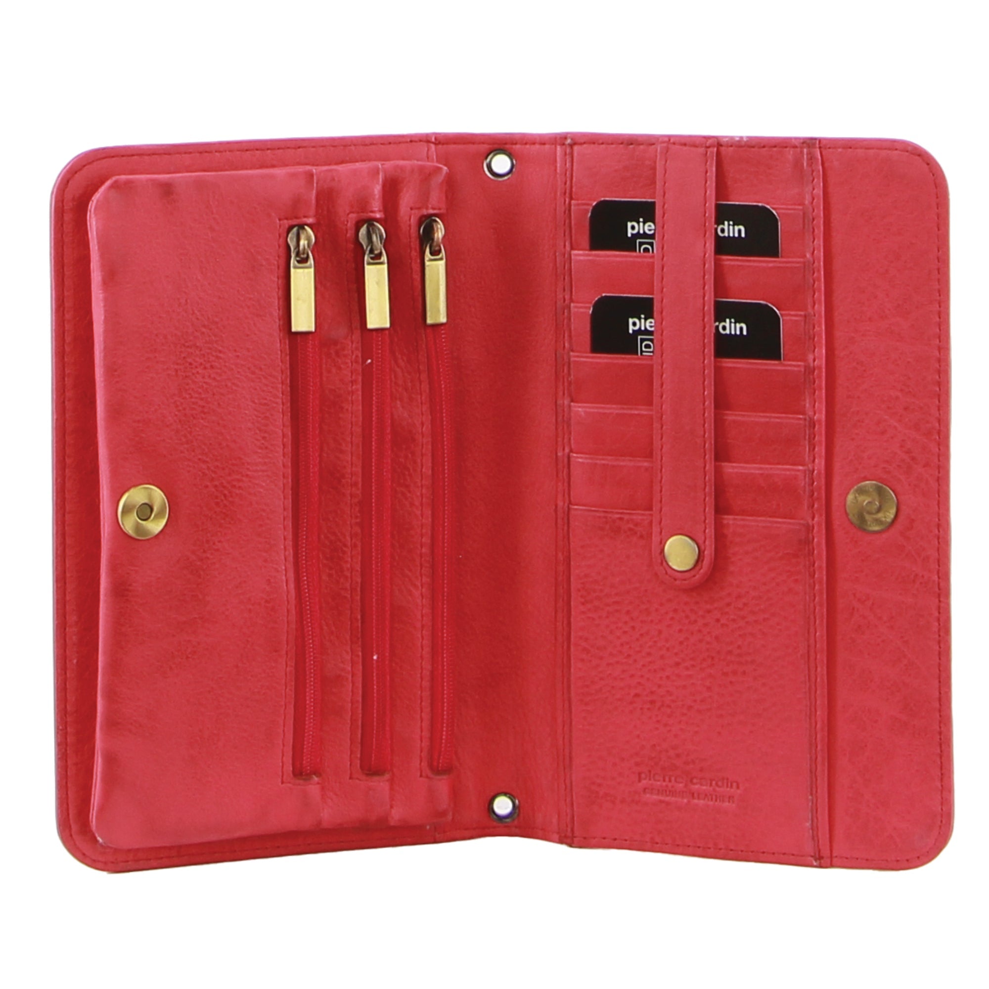 Pierre Cardin Genuine Leather Clutch/Wallet Bag in Pink