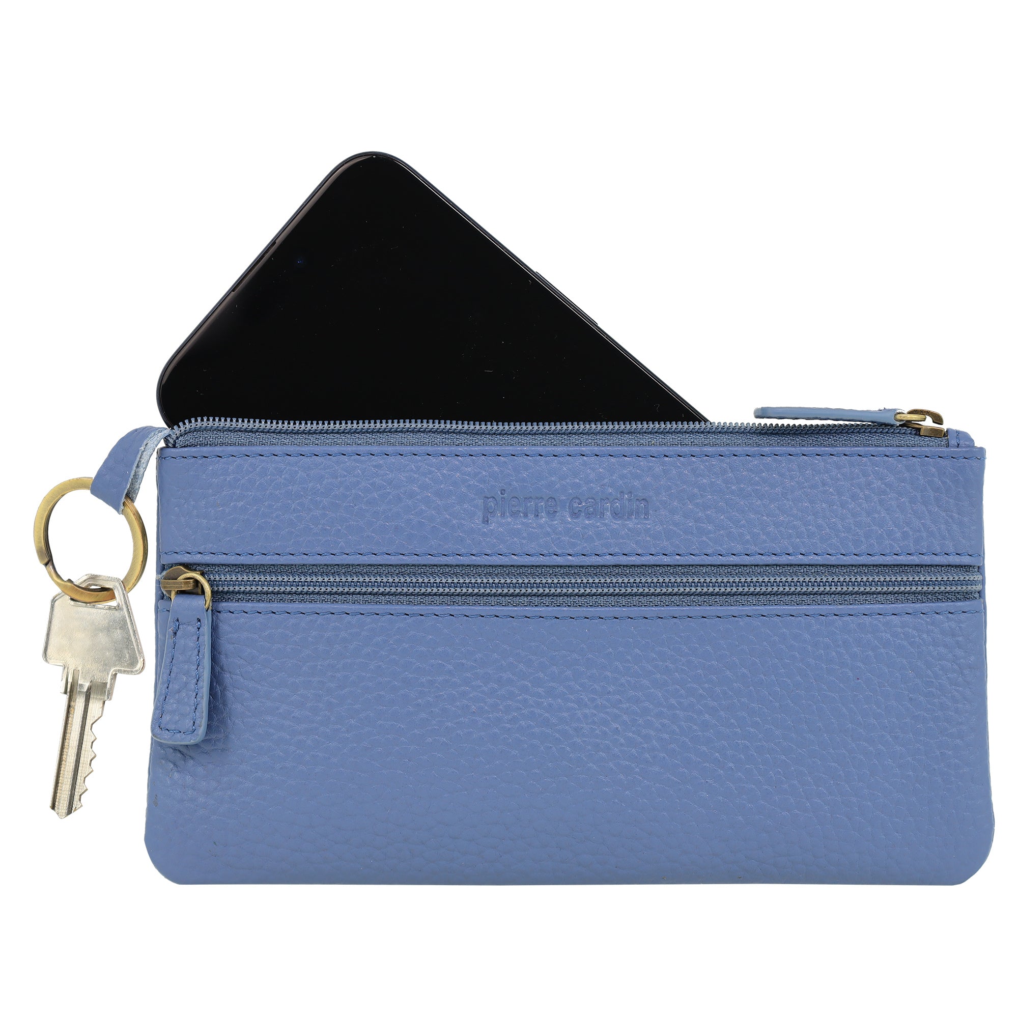 Pierre Cardin Leather Coin Purse/Phone Wallet Case