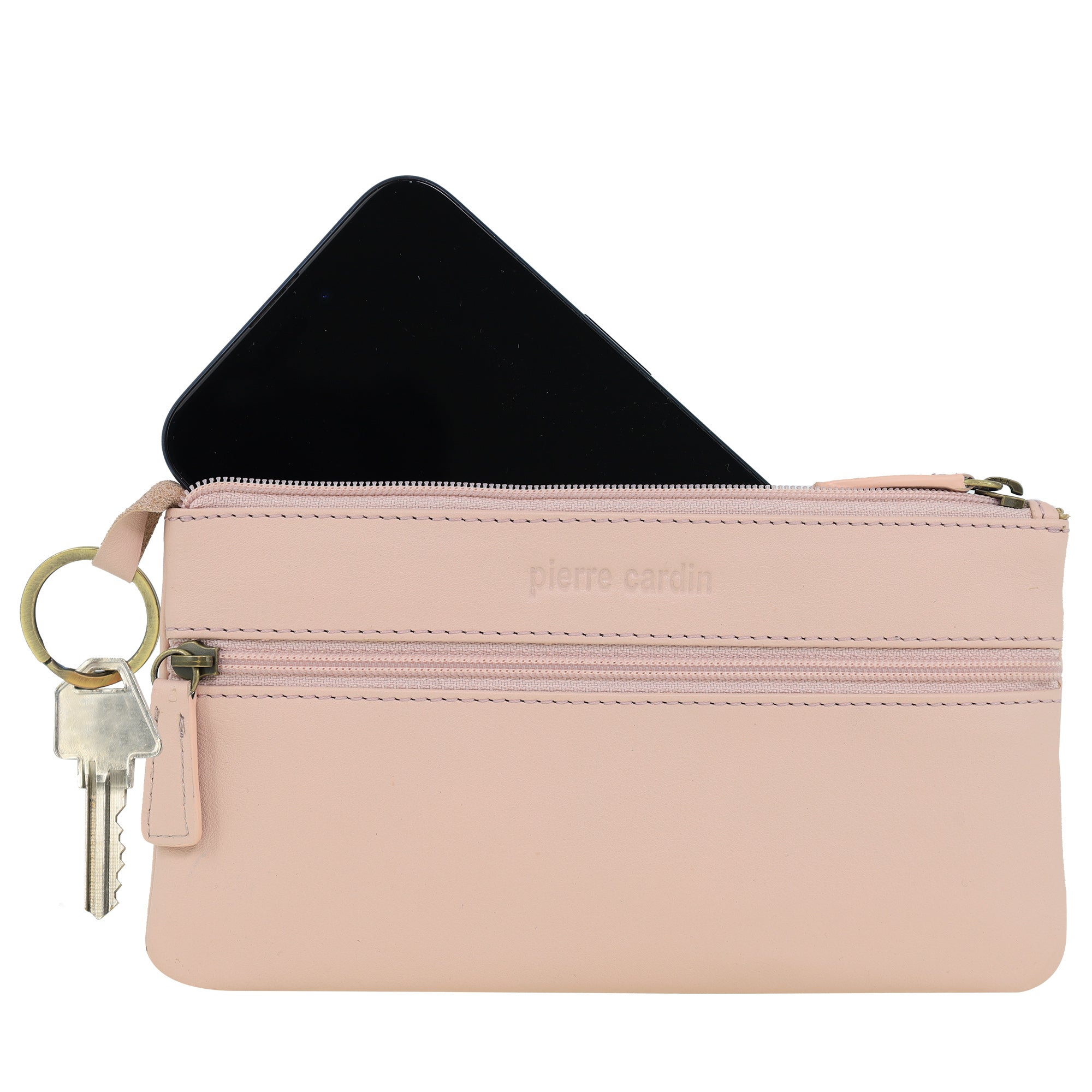Pierre Cardin Leather Coin Purse/Phone Wallet Case