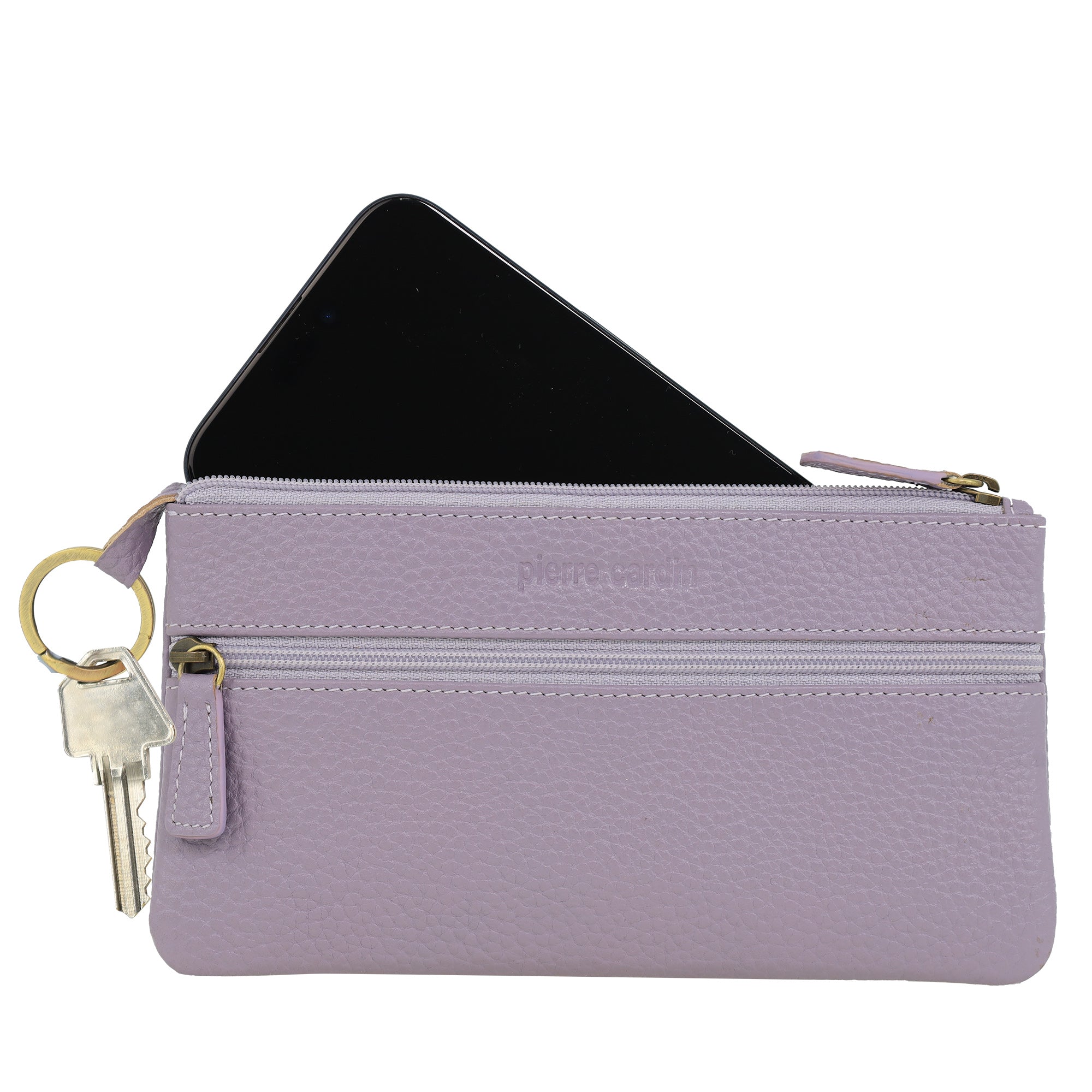 Pierre Cardin Leather Coin Purse/Phone Wallet Case