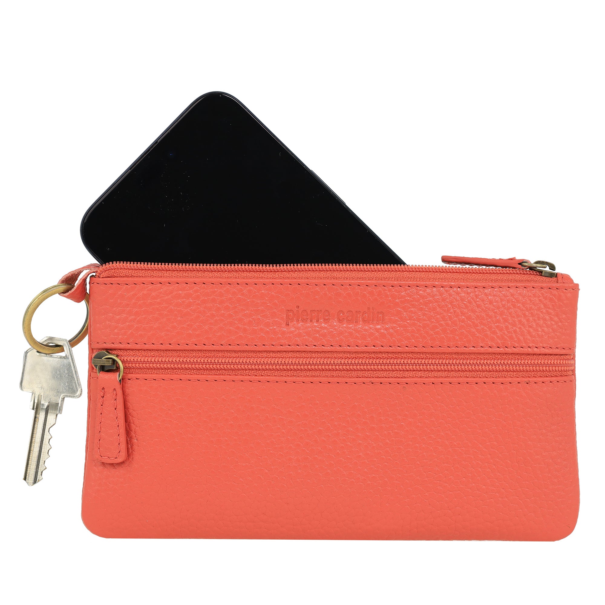 Pierre Cardin Leather Coin Purse/Phone Wallet Case