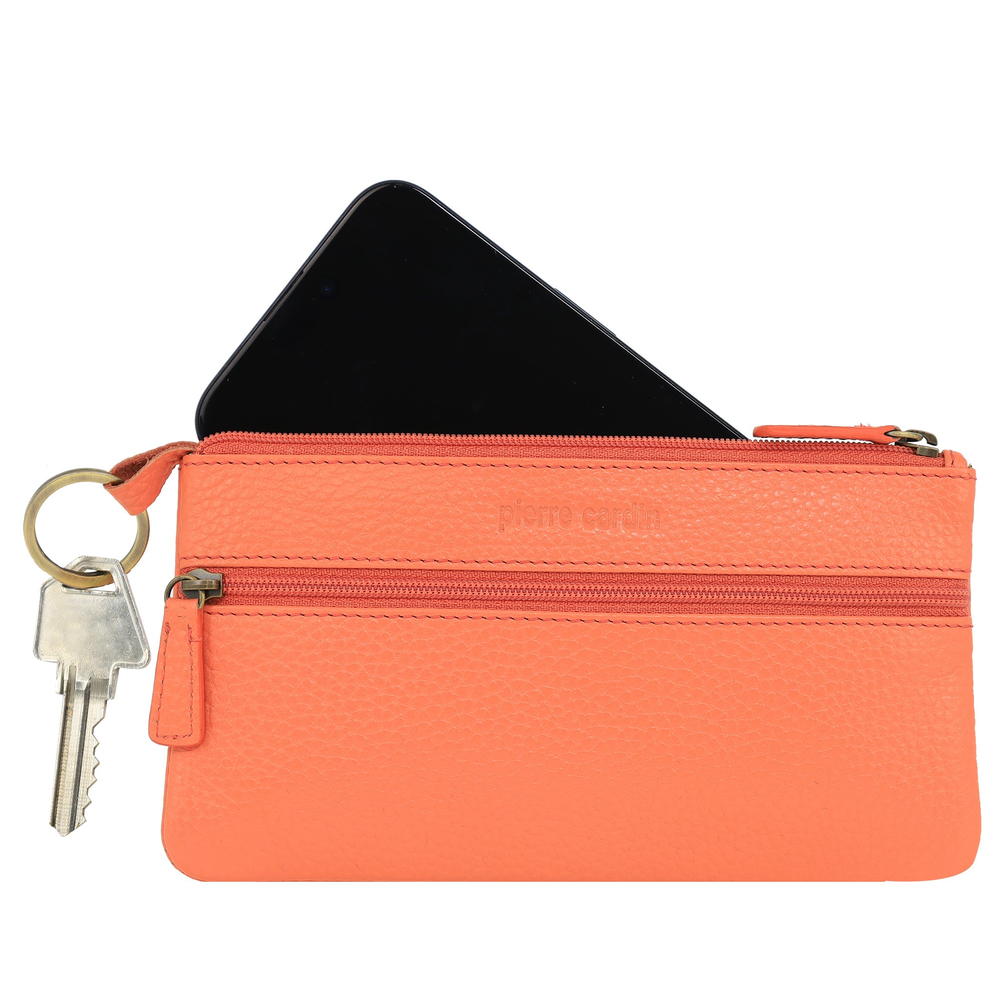 Pierre Cardin Leather Coin Purse/Phone Wallet Case