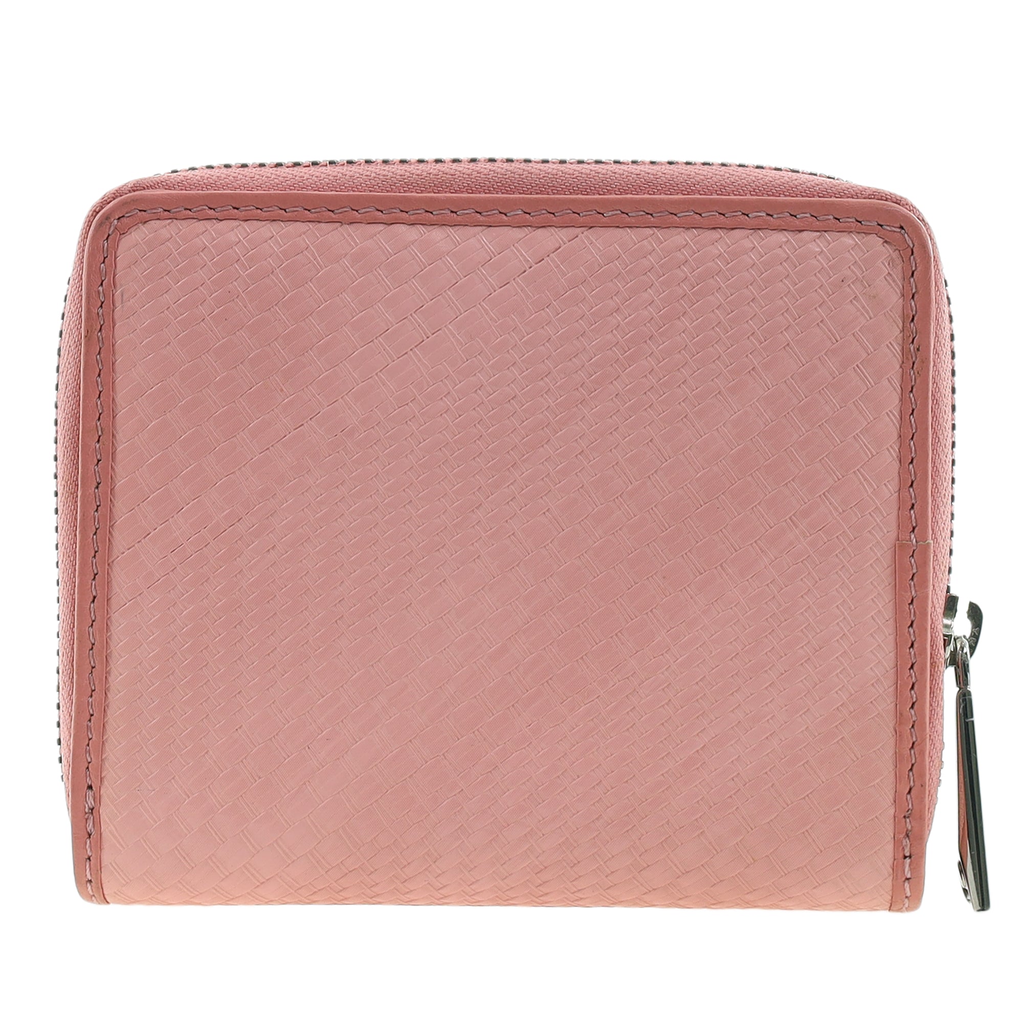 Pierre Cardin Genuine Leather Ladies Ziparound Wallet in Pink