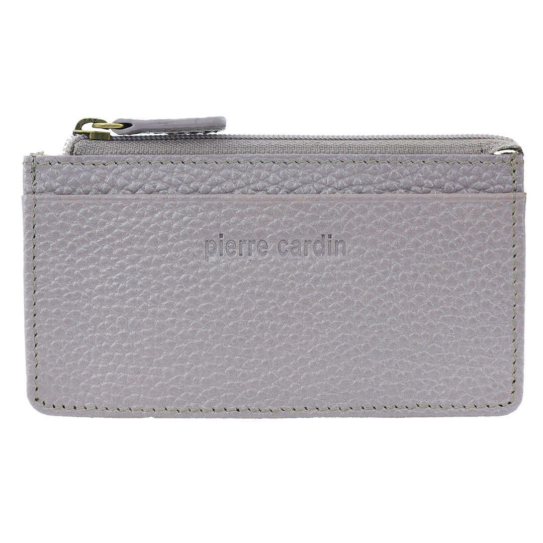 Pierre Cardin Coin Purse with Keyring in Silver