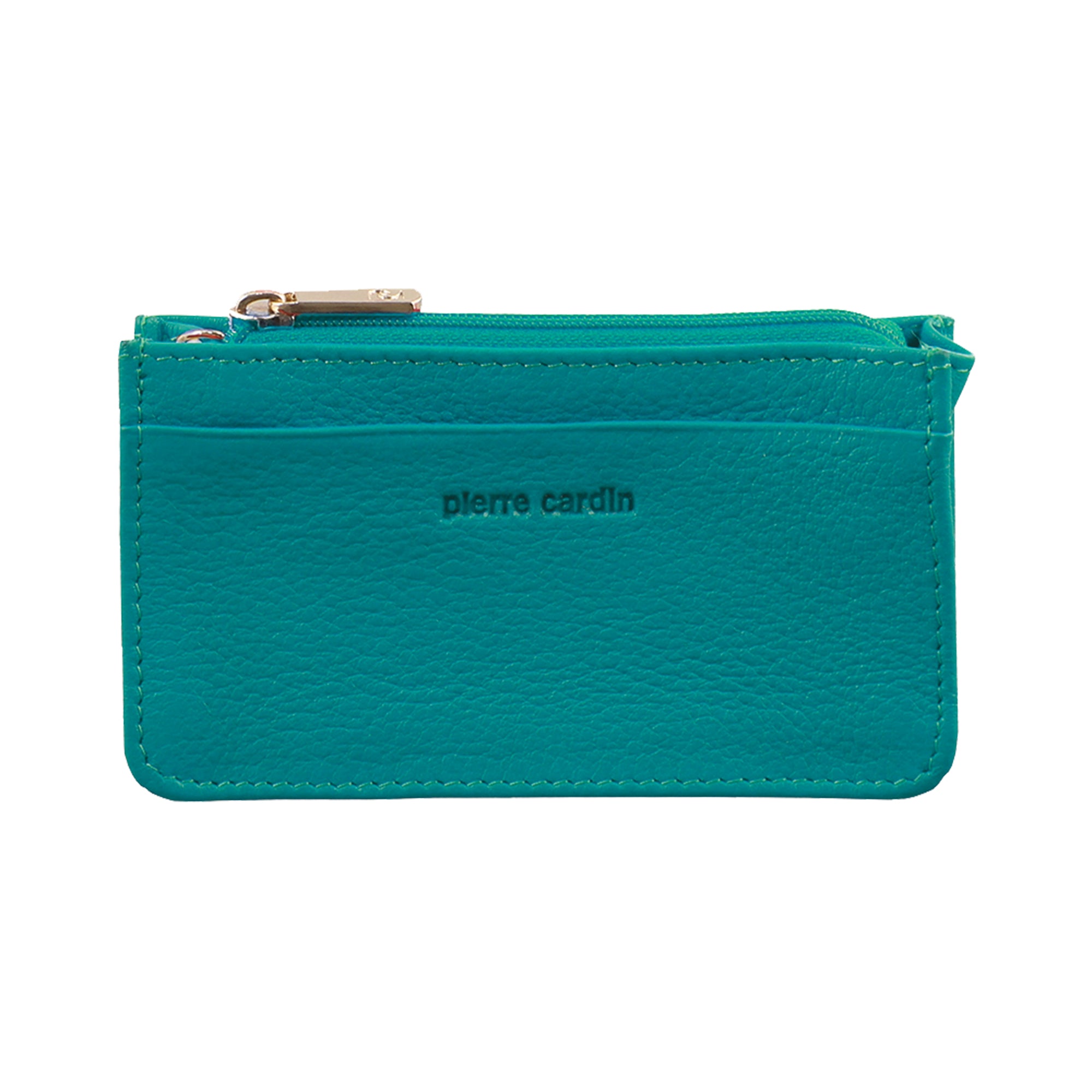 Pierre Cardin Coin Purse with Keyring in Aqua