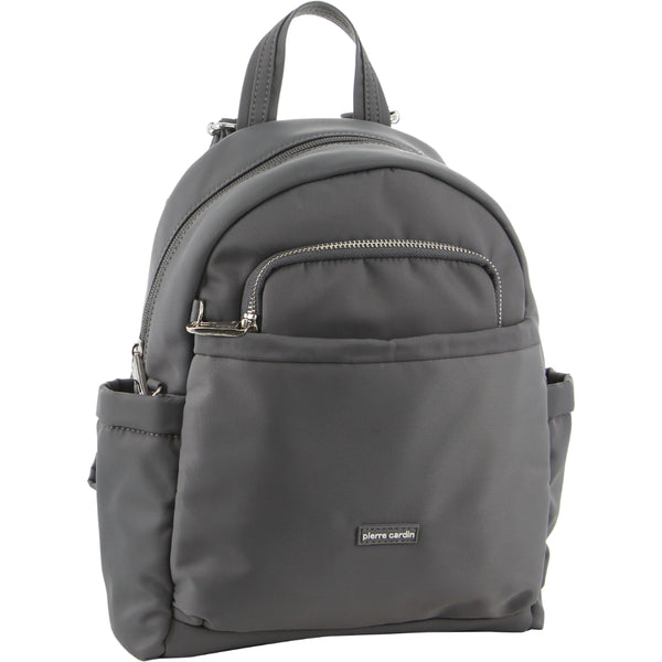 Pierre Cardin Anti-Theft Backpack in Grey