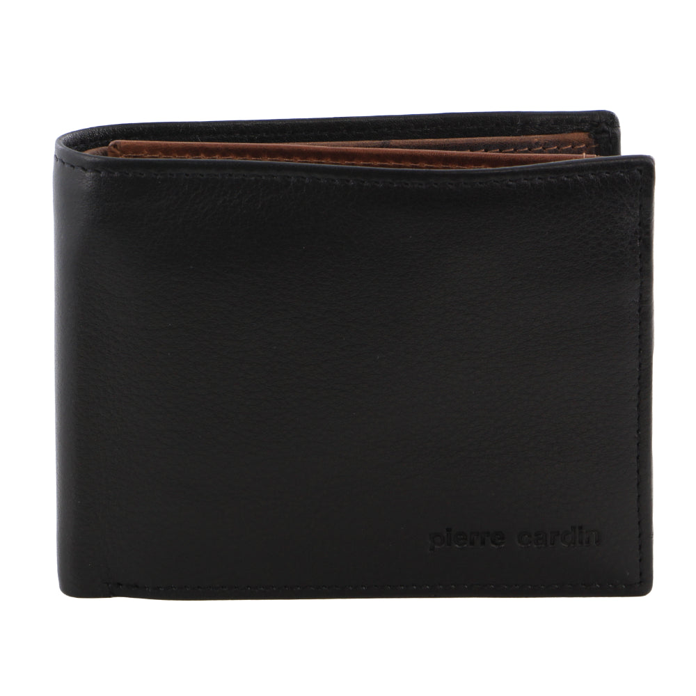 Pierre Cardin Italian Leather Two Tone Tri-Fold Men's Wallet