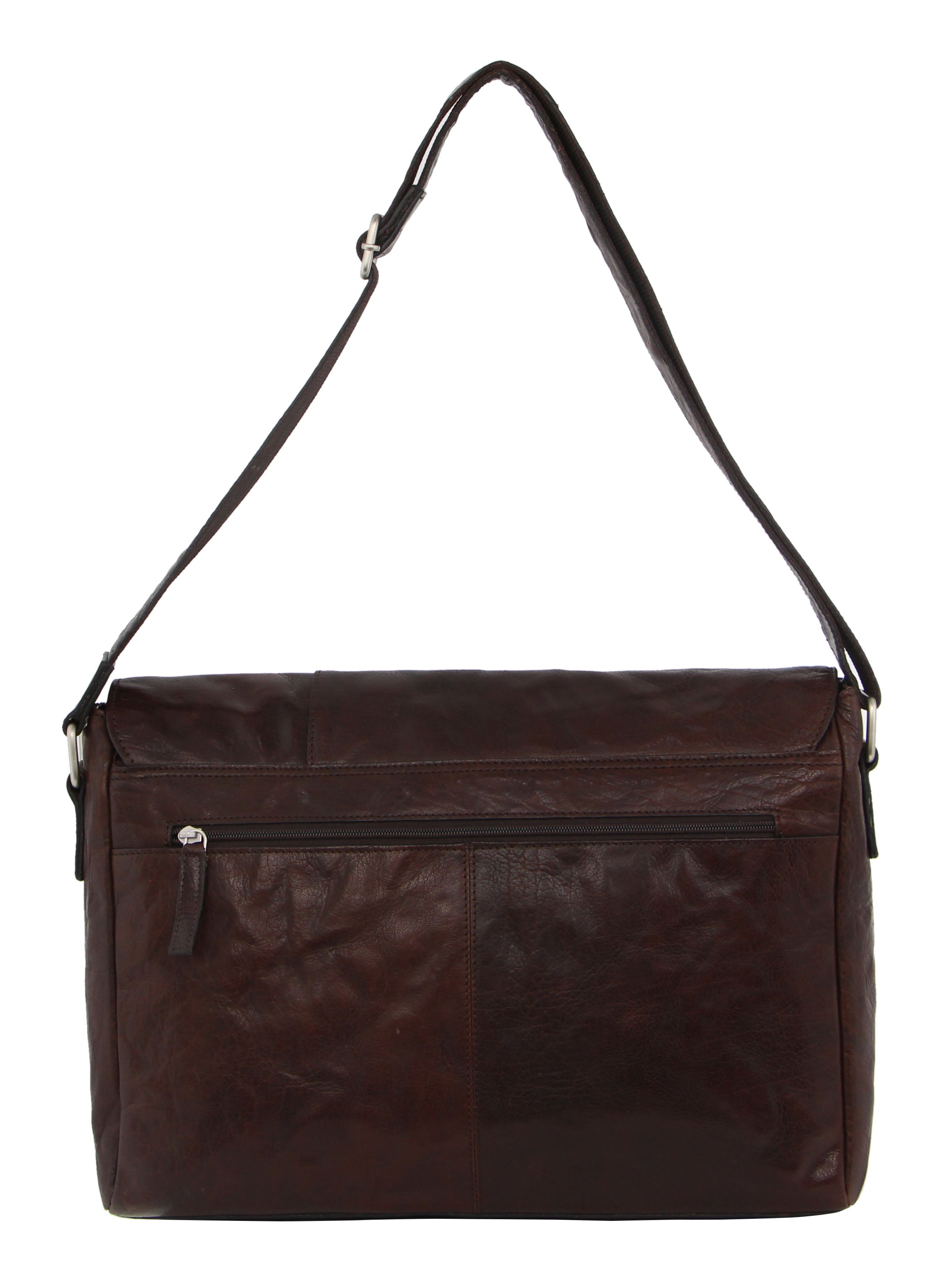 Pierre Cardin Rustic Leather Computer/Messenger Bag