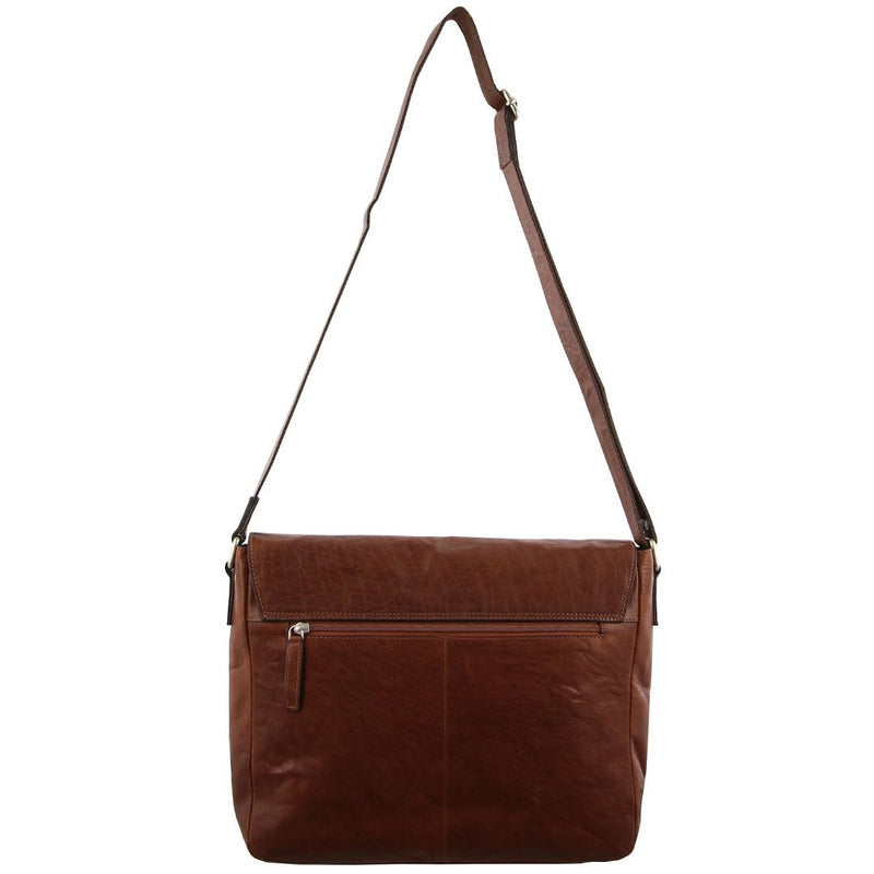 Pierre Cardin Rustic Leather Computer/Messenger Bag