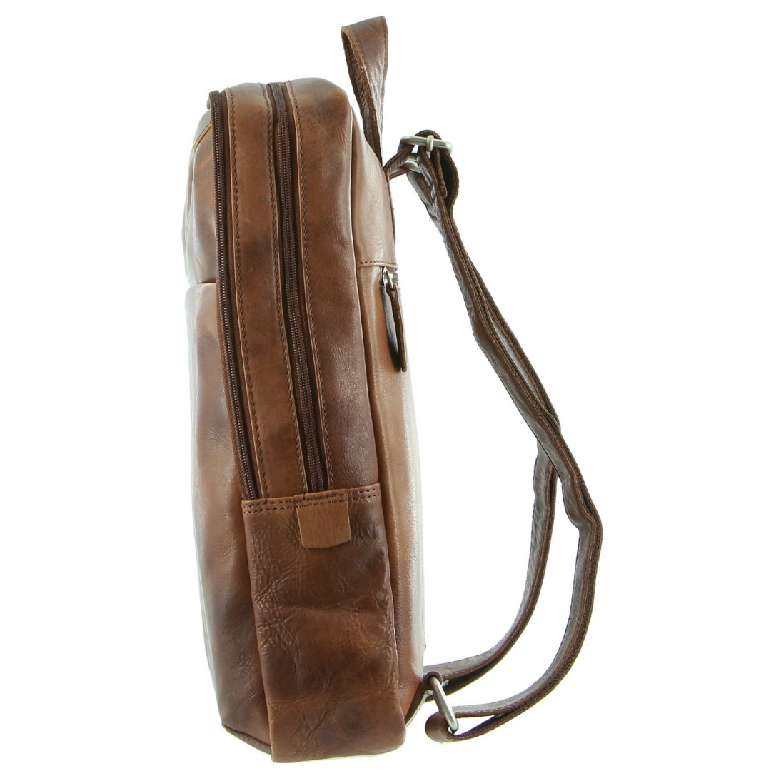 Pierre Cardin Rustic Leather Backpack