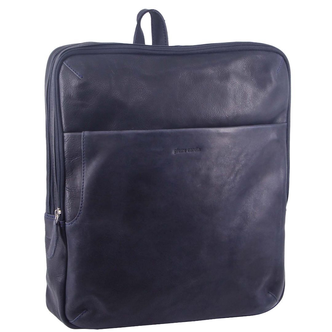 Pierre Cardin Rustic Leather Backpack