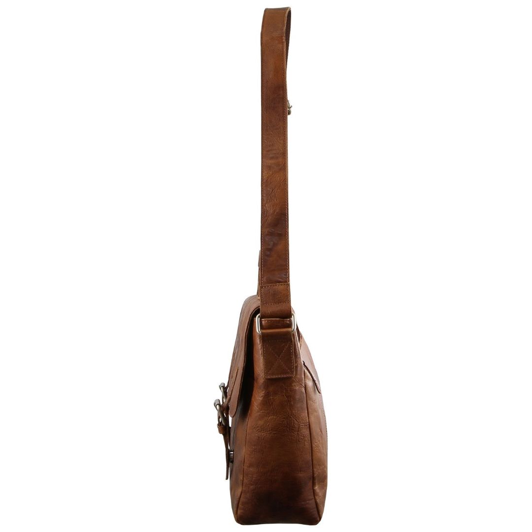 Pierre Cardin Rustic Leather Computer Bag