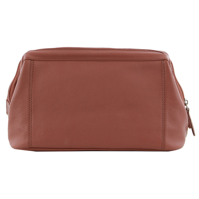 Pierre Cardin Rustic Leather Toiletry Bag