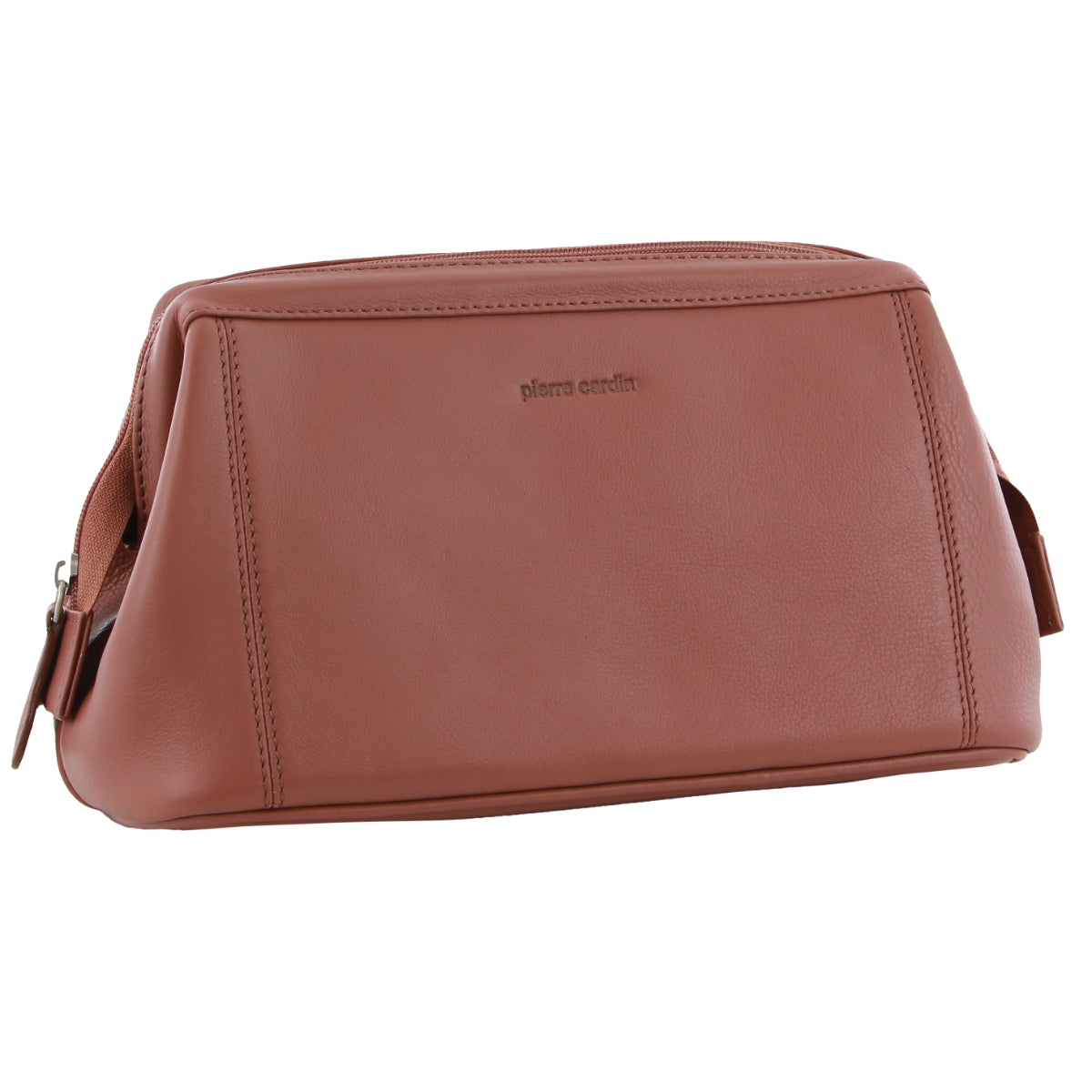 Pierre Cardin Rustic Leather Toiletry Bag