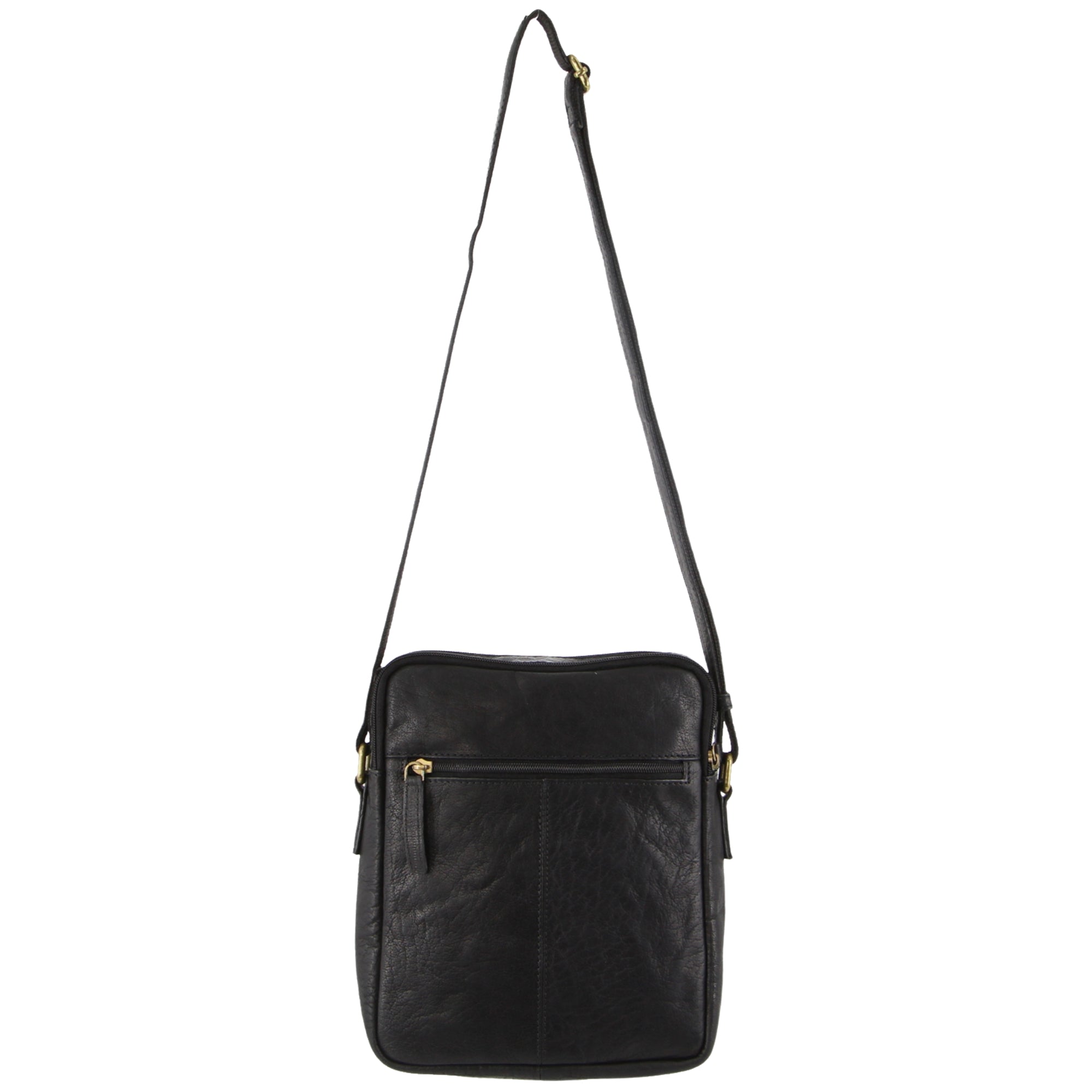 Pierre Cardin Leather Unisex Cross-Body Bag