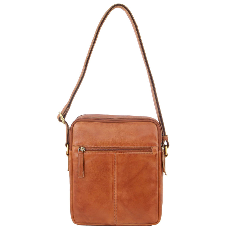 Pierre Cardin Leather Unisex Cross-Body Bag