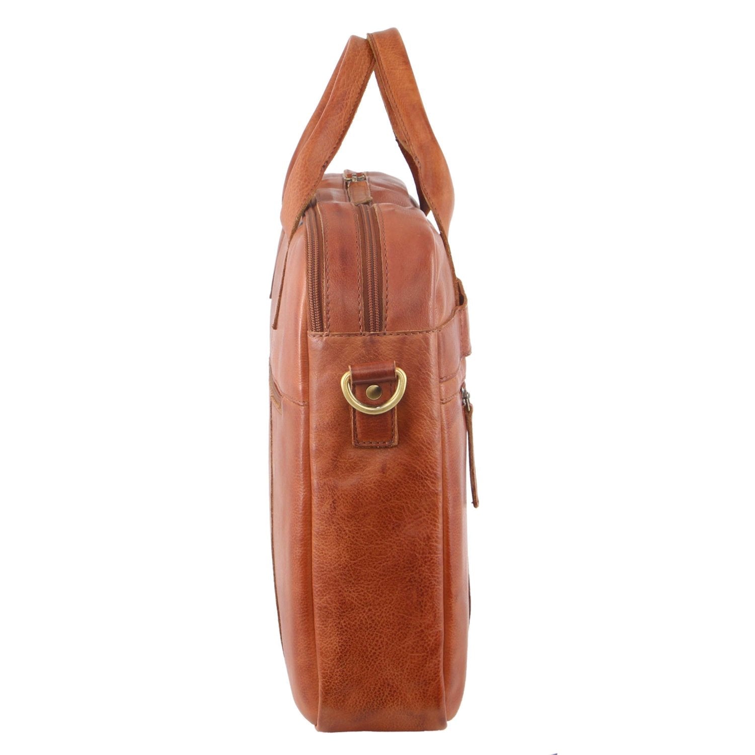 Pierre Cardin Rustic Leather Computer Bag