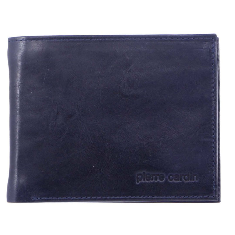 Pierre Cardin Rustic Leather Tri-Fold Men's Wallet