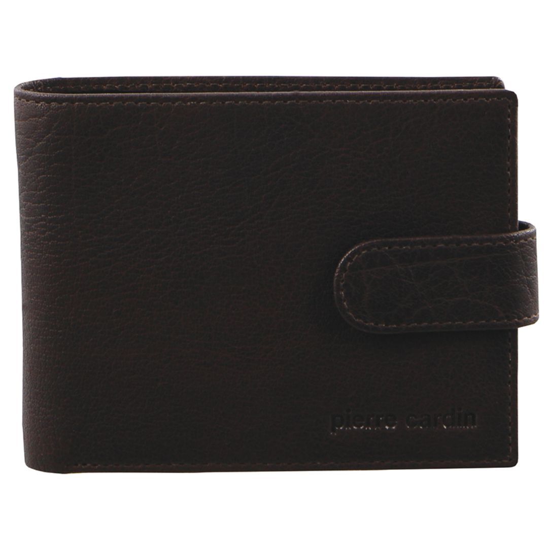 Pierre Cardin Rustic Leather Men's Wallet in Brown