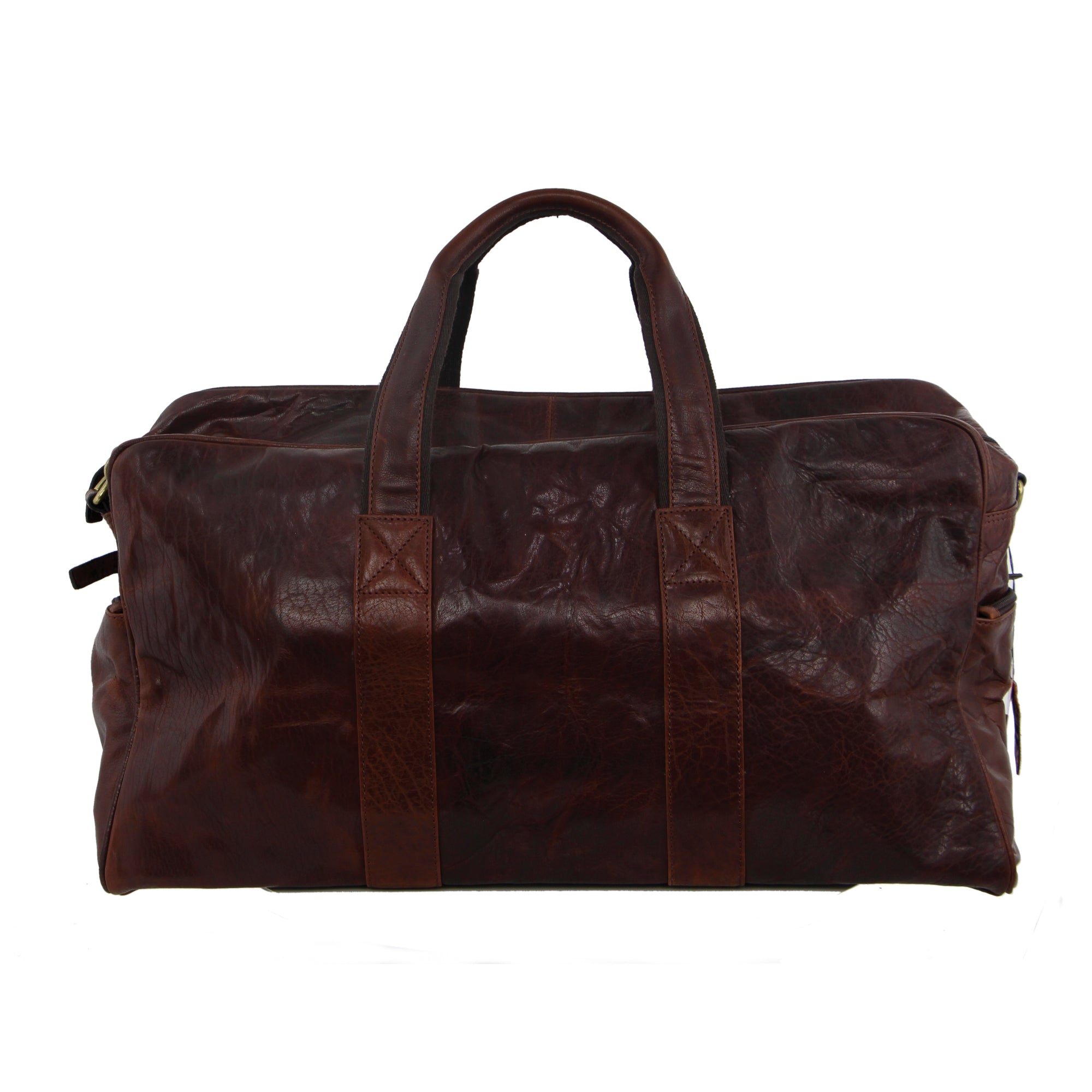 Pierre Cardin Rustic Leather Business/Overnight Bag