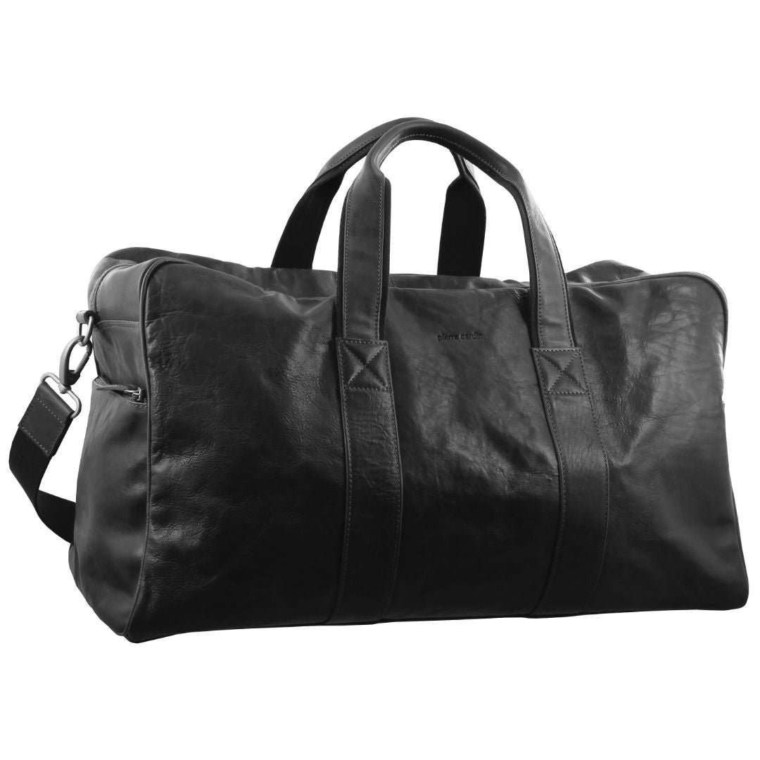 Pierre Cardin Rustic Leather Business/Overnight Bag