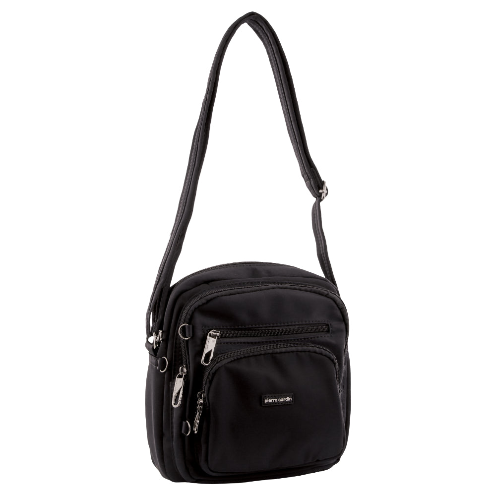 Pierre Cardin Nylon Anti-Theft Cross Body Bag