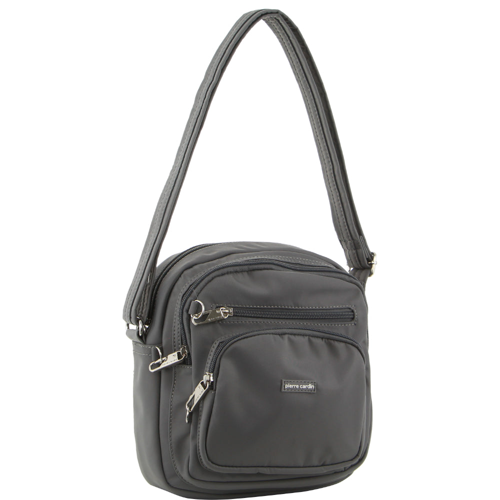 Pierre Cardin Nylon Anti-Theft Cross Body Bag