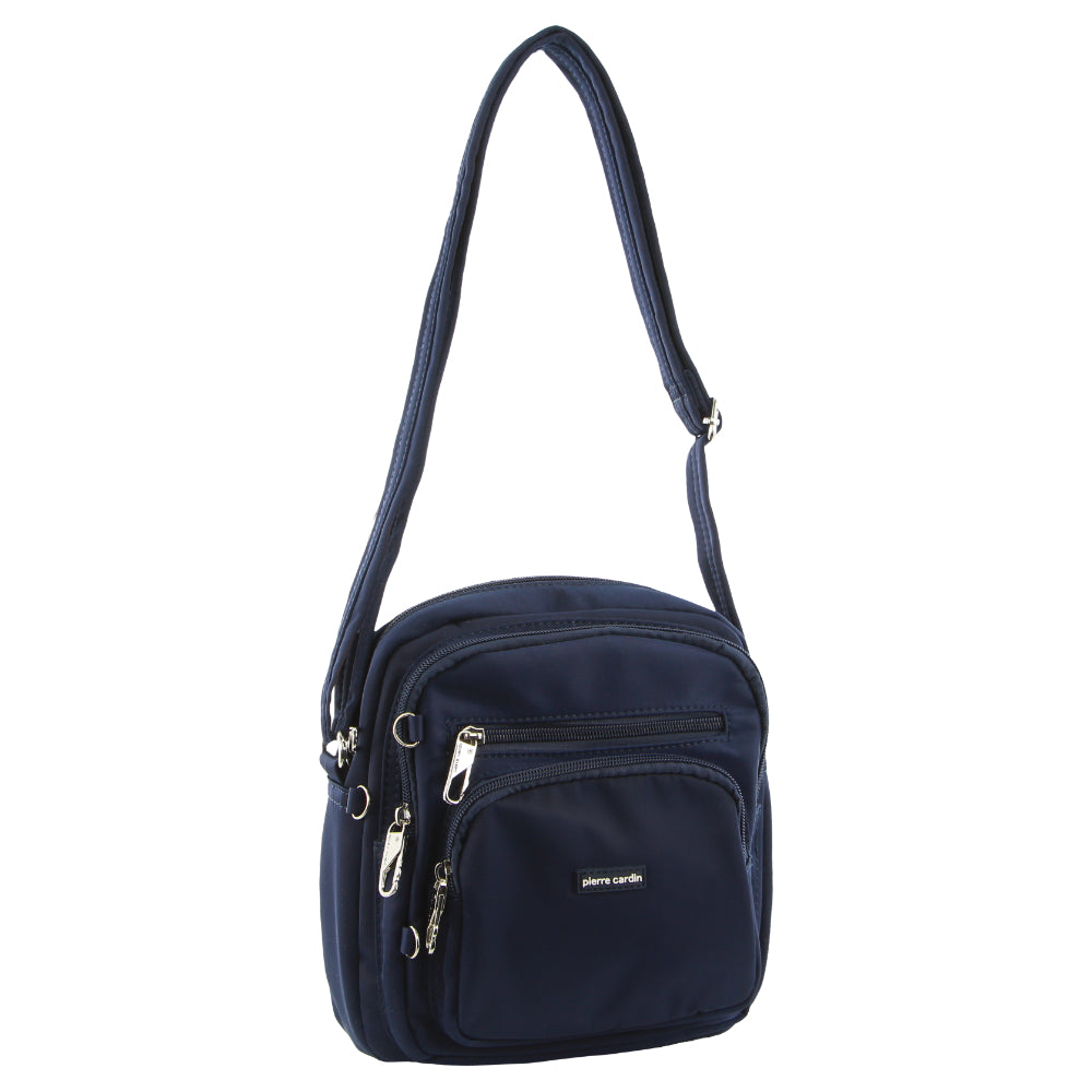 Pierre Cardin Nylon Anti-Theft Cross Body Bag