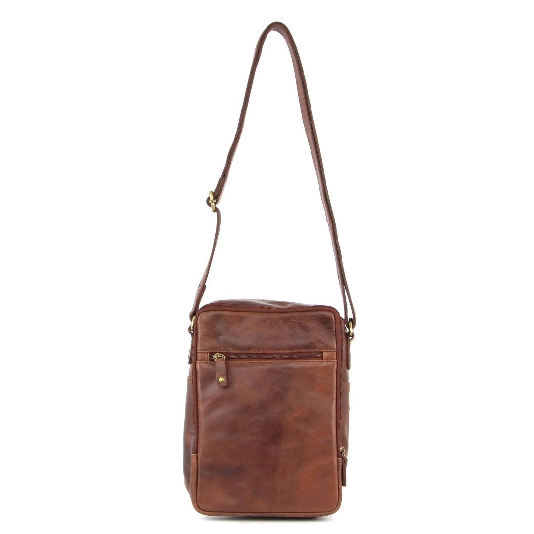 Pierre Cardin Rustic Leather Cross Body/Tablet Bag