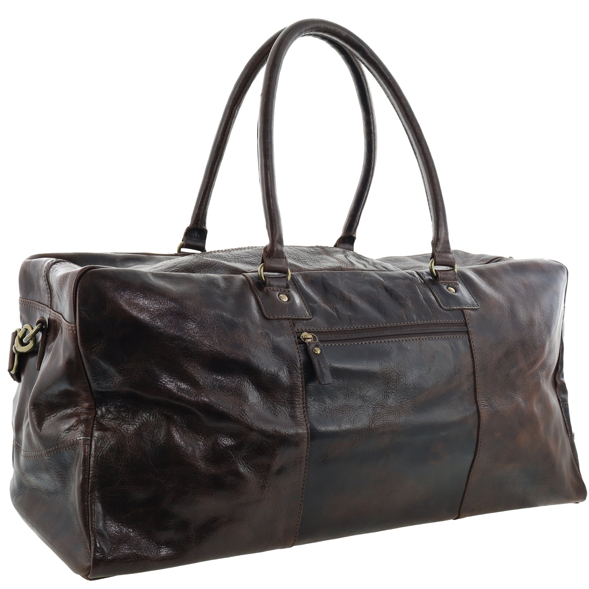 Pierre Cardin Rustic Leather Business/Overnight Bag