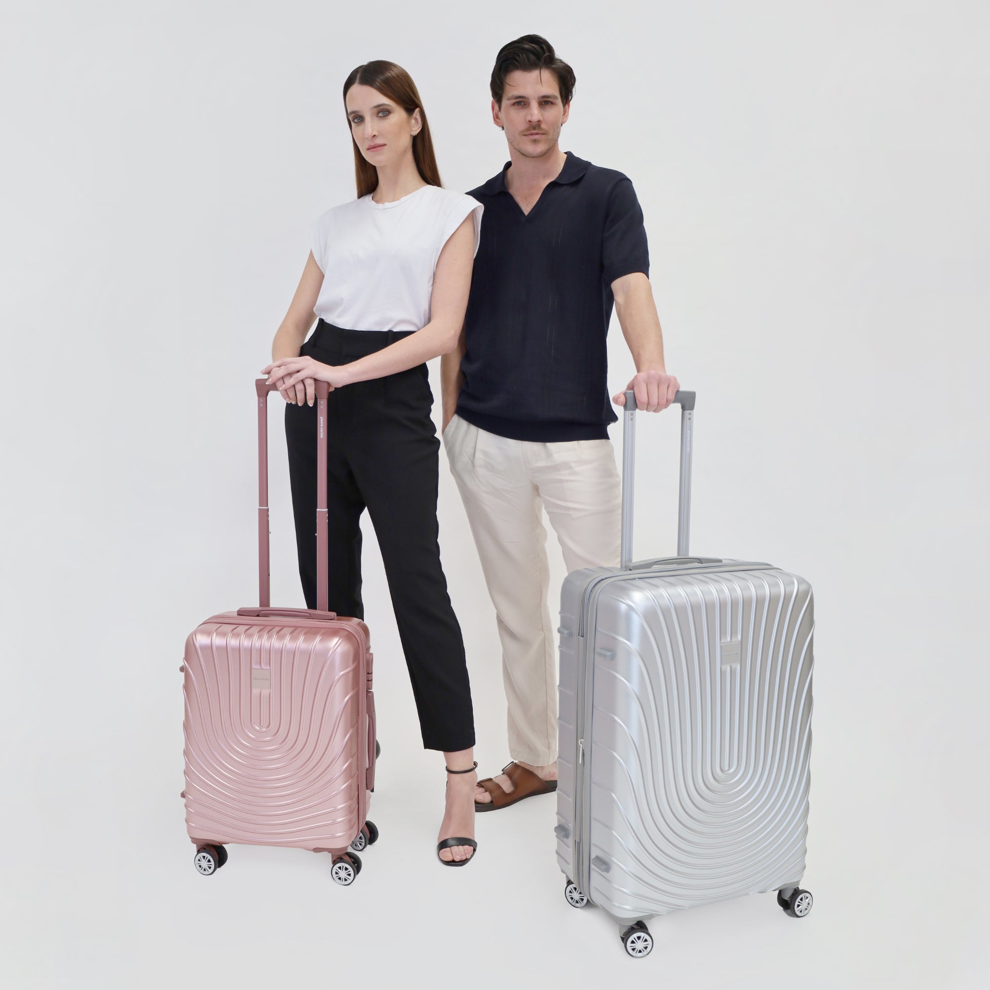 Pierre Cardin Hard Shell 3-Piece Luggage Set