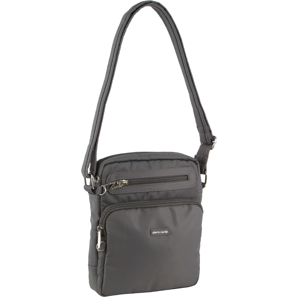 Pierre Cardin Nylon Anti-Theft Cross Body Bag