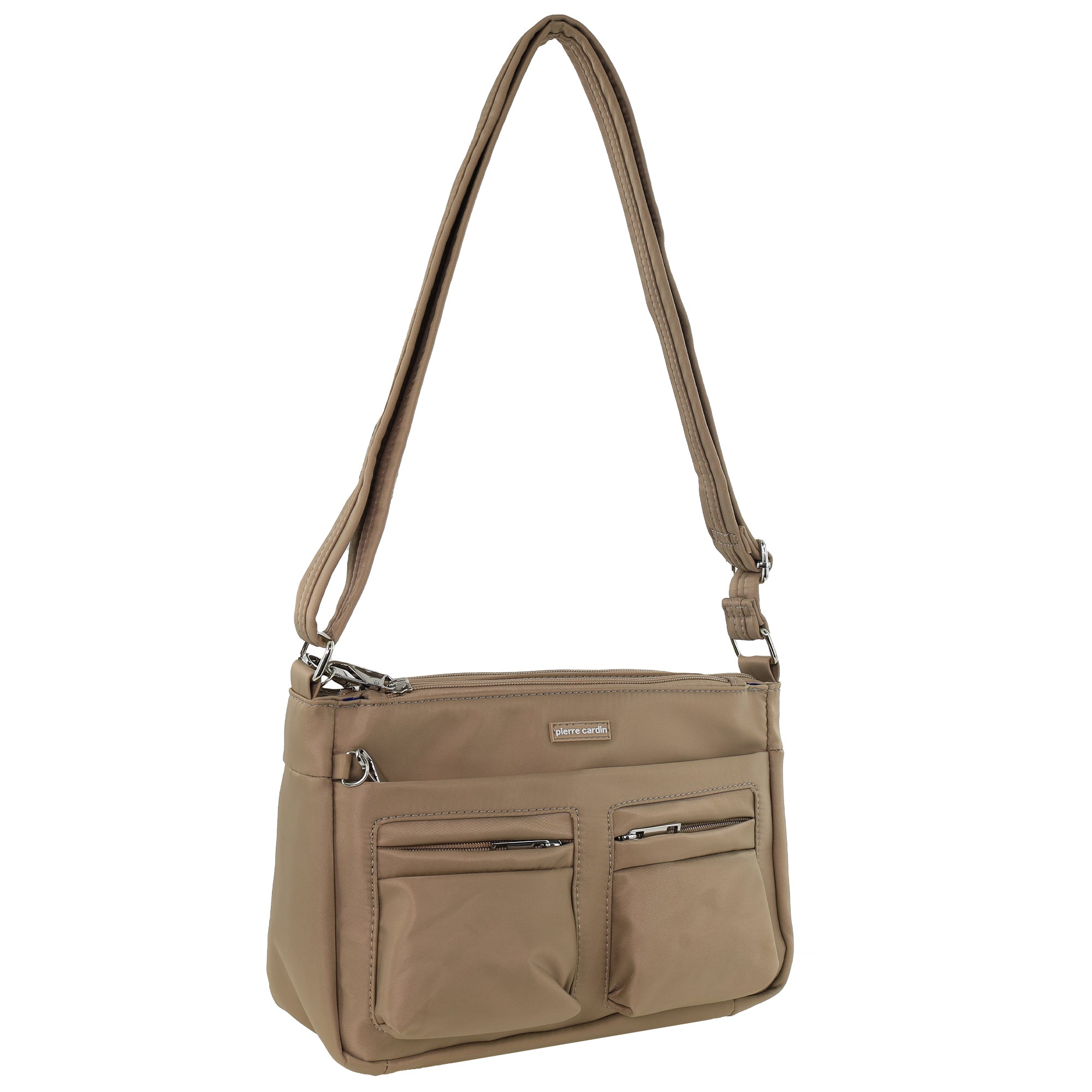 Pierre Cardin  Nylon Anti-Theft Cross Body Bag