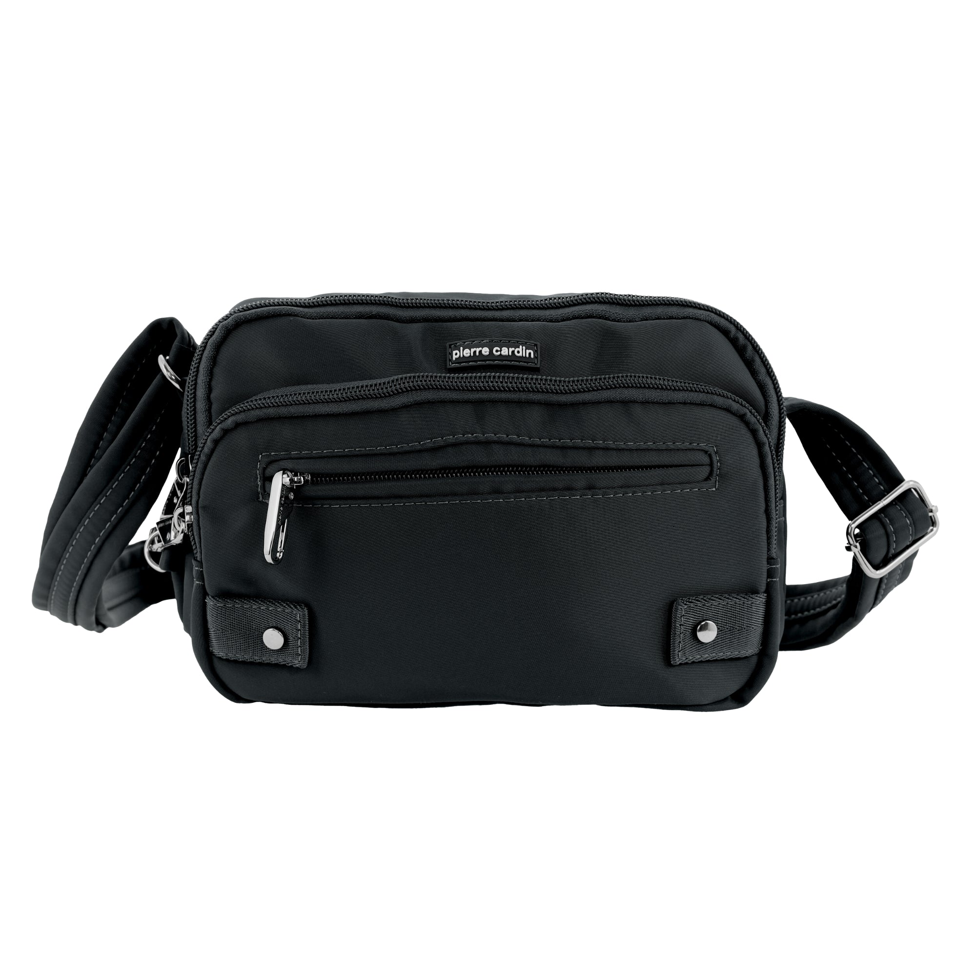 Pierre Cardin Nylon Anti-Theft Cross Body Bag