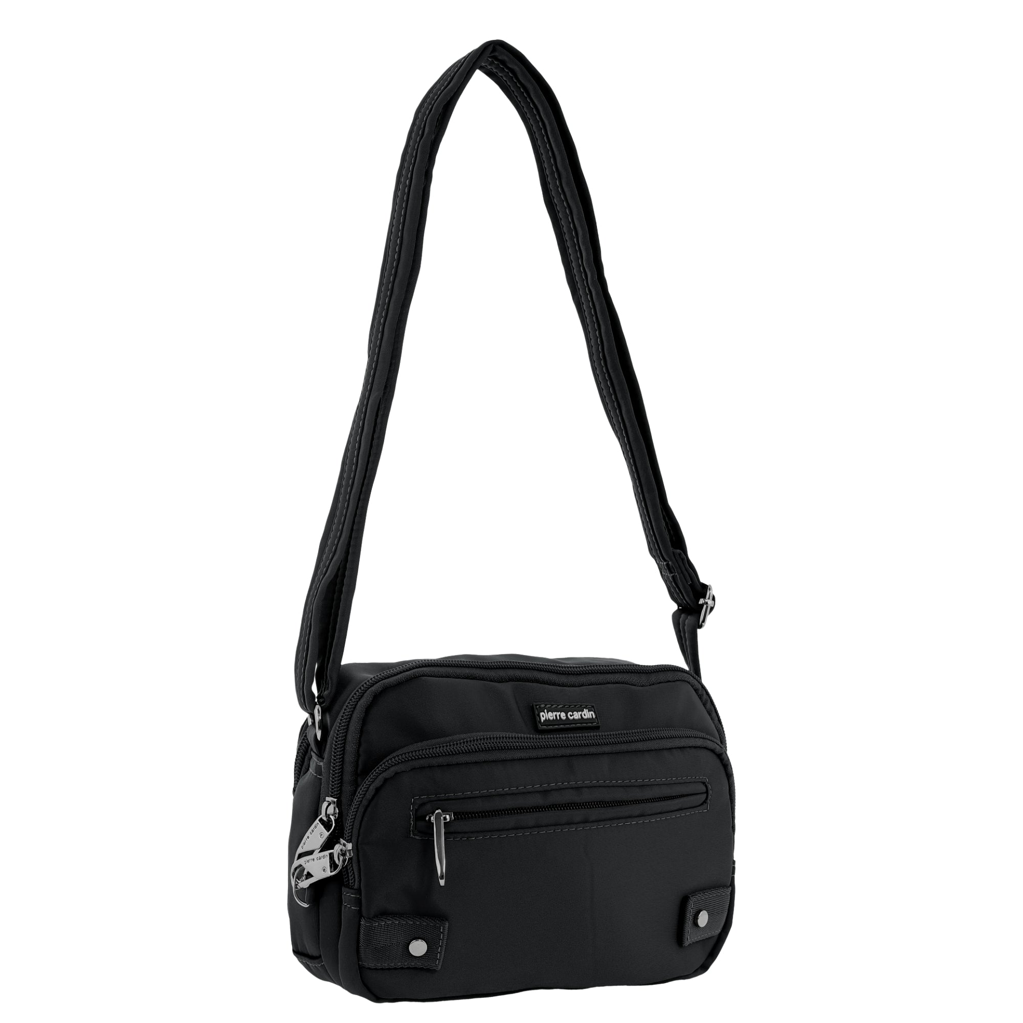 Pierre Cardin Nylon Anti-Theft Cross Body Bag