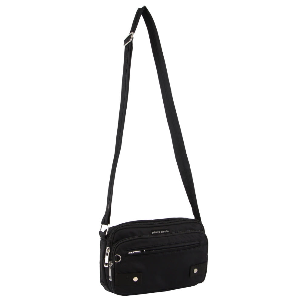 Pierre Cardin Nylon Anti-Theft Cross Body Bag