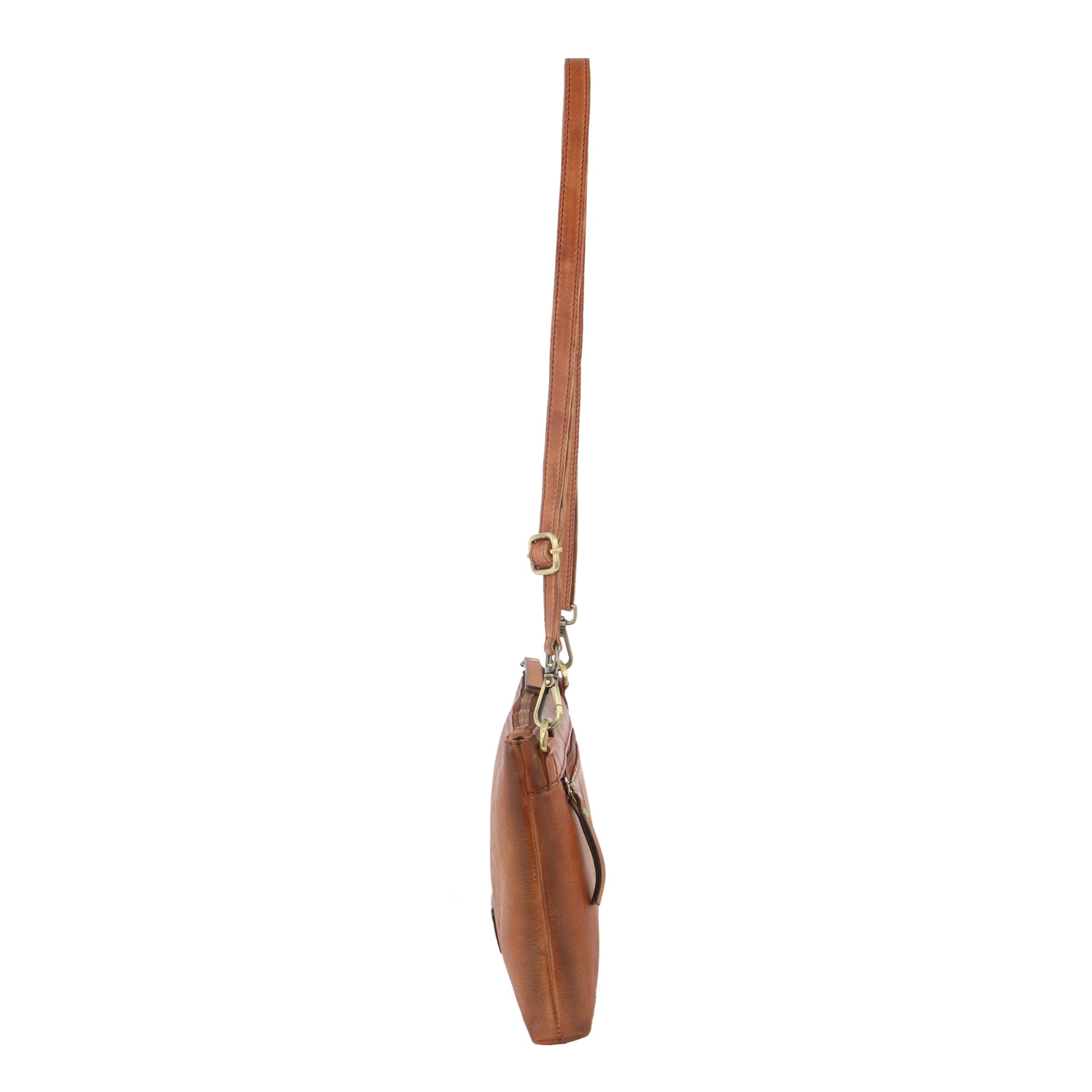 Pierre Cardin Vintage Leather Multiway Crossbody Bag/Clutch in Cognac