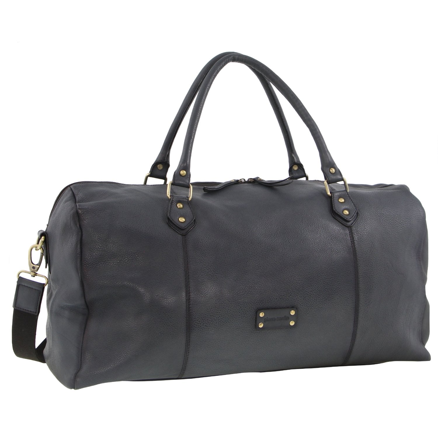 Pierre Cardin Smooth Leather Overnight Bag